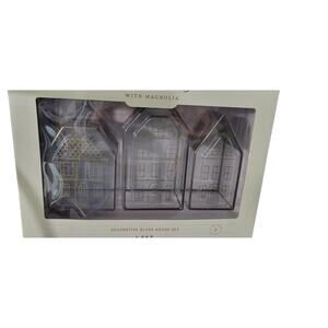 Hearth & Hand with Magnolia  Decorative Glass House Set of 2